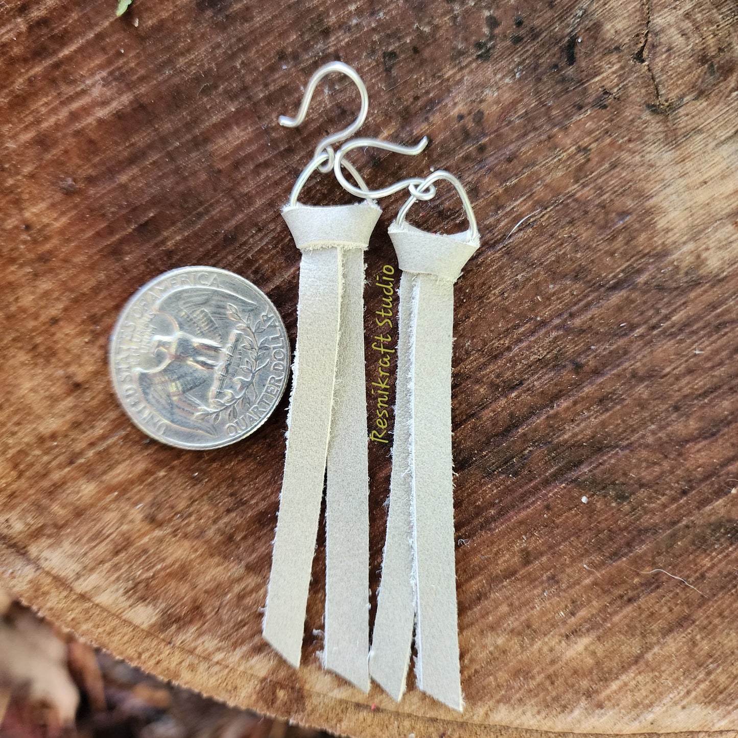 Larks Head Knot Earrings
