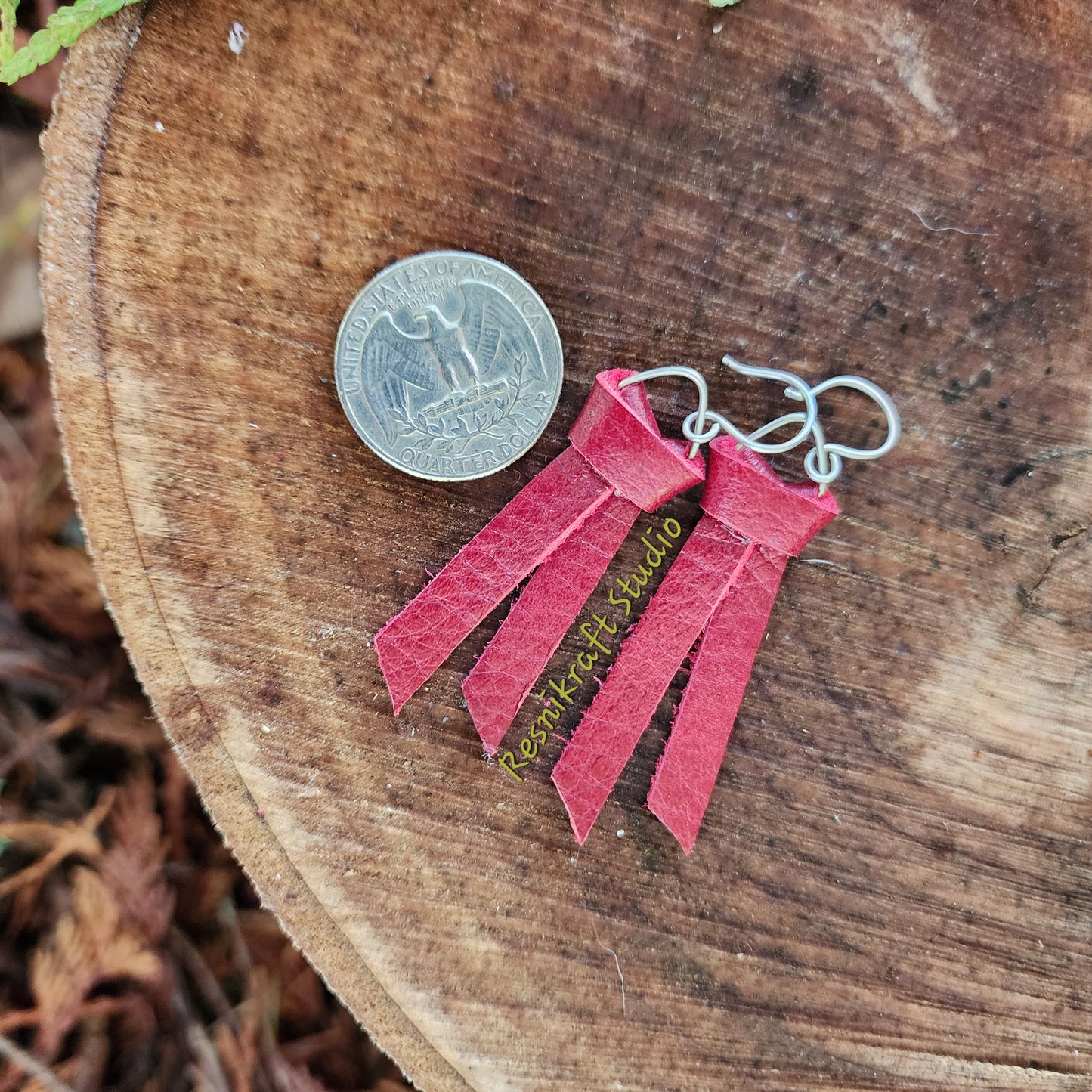 Larks Head Knot Earrings