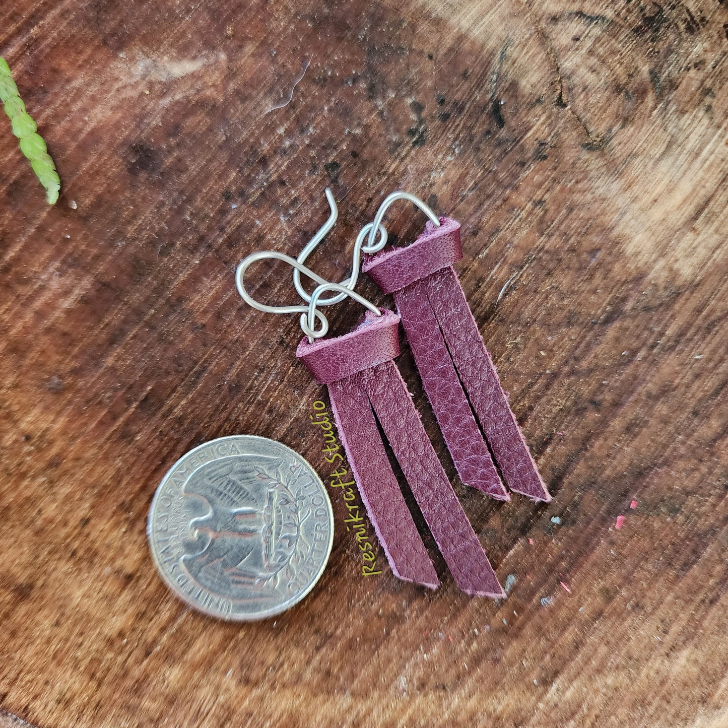 Larks Head Knot Earrings