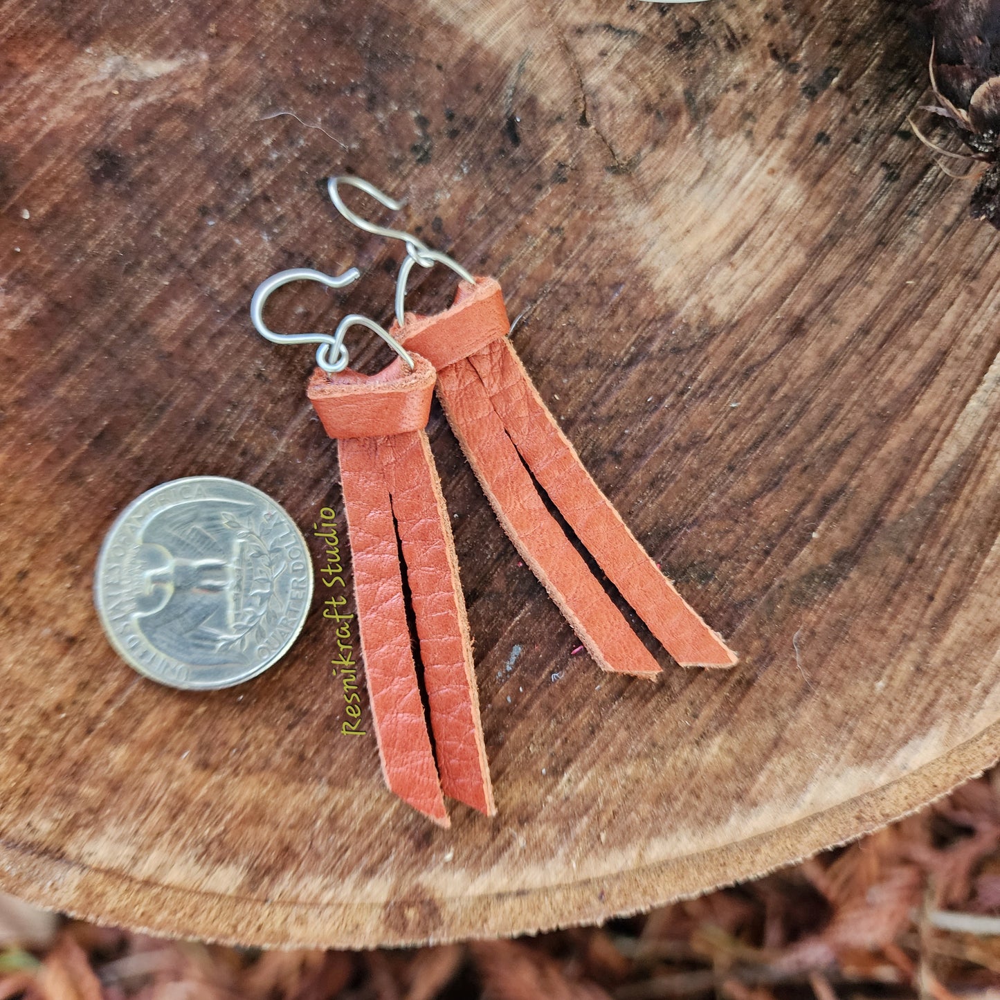 Larks Head Knot Earrings