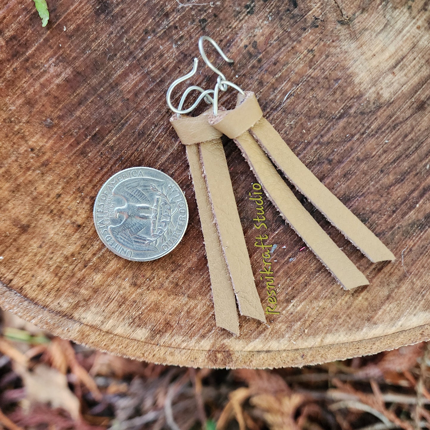 Larks Head Knot Earrings