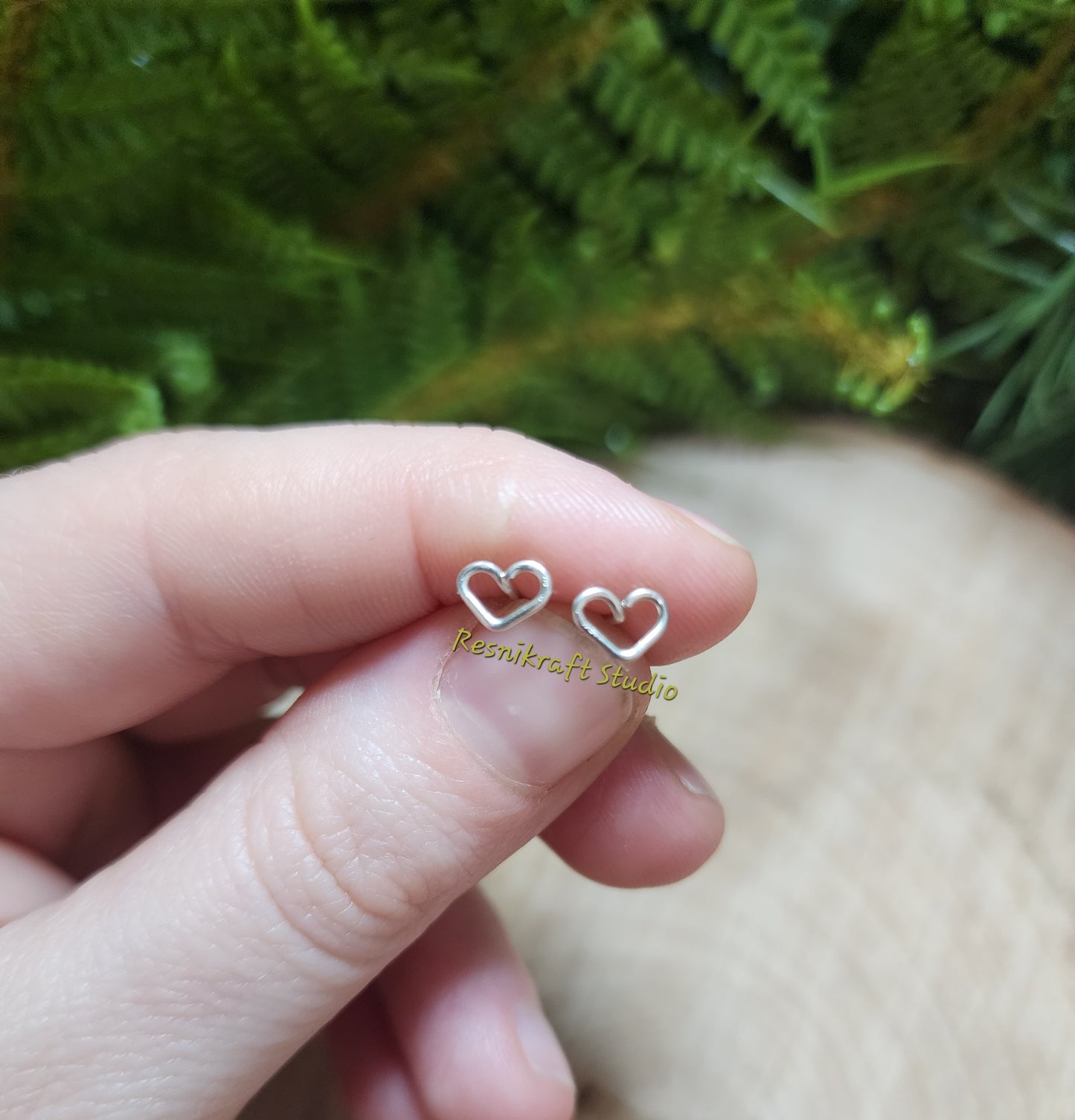 Sweet Little Heart Studs