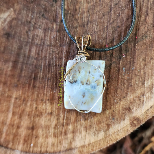 Wire Wrapped Agate 2