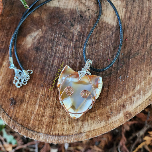 Wire Wrapped Agate 1